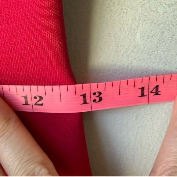 Likely Cruz Dress Cut Out Pink Magenta Raspberry - Picture 9 of 11
